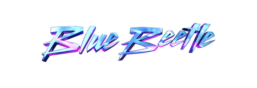 Blue Beetle movie logo